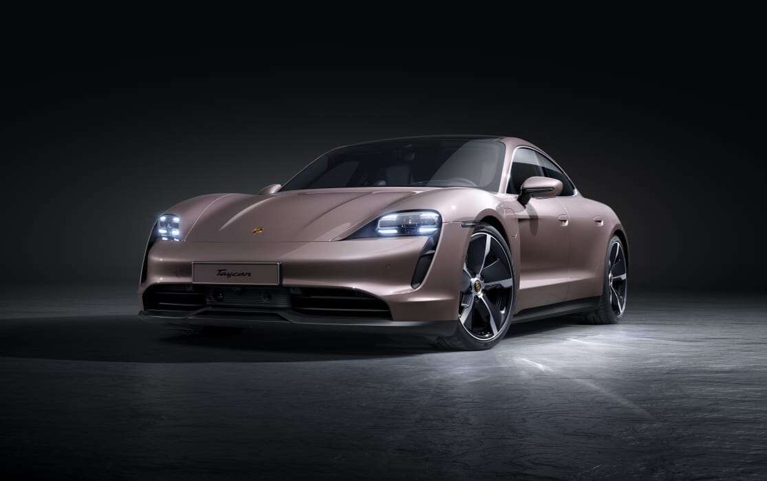 Porsche Taycan med bakhjulsdrift