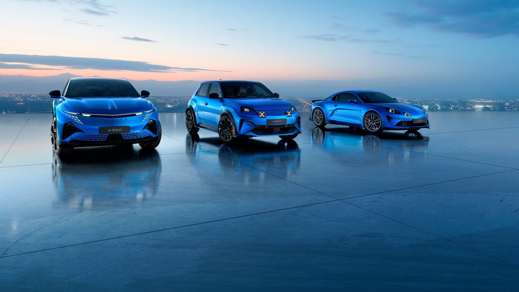 Alpine A390, A290 och A110