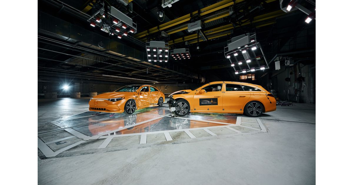Mercedes CLA i sidokrocktest